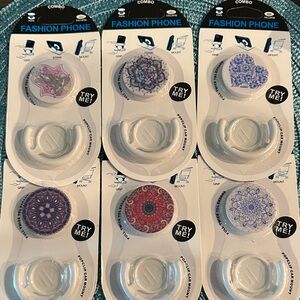 #003 Stylish Mandala PopSocket Phone Grips - Assorted Purple & Pink Designs